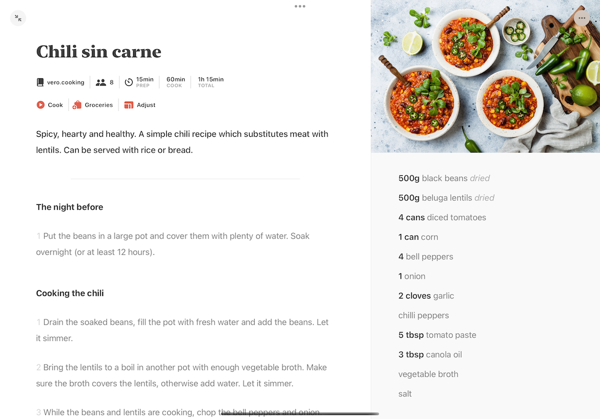 Recipe